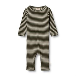 Wheat wool Jumpsuit - Green stripe